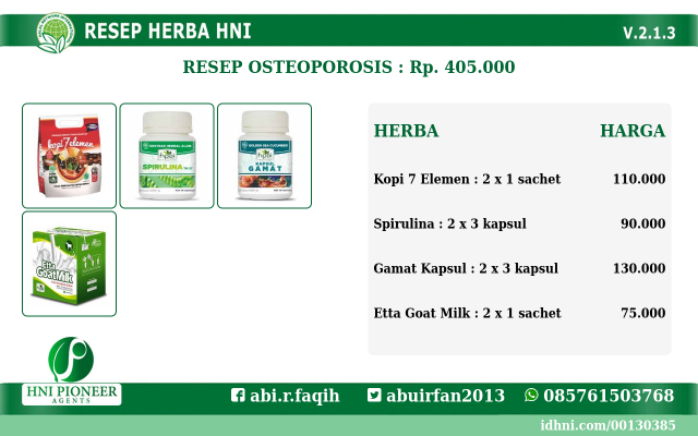 Banner Resep Osteoporosis
