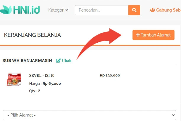 tambah alamat