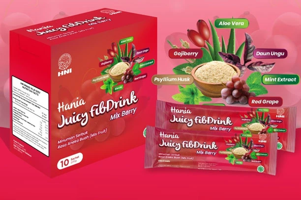 Hania Juicy FibDrink Untuk Menjaga Kesehatan dan Sistim Pencernaan
