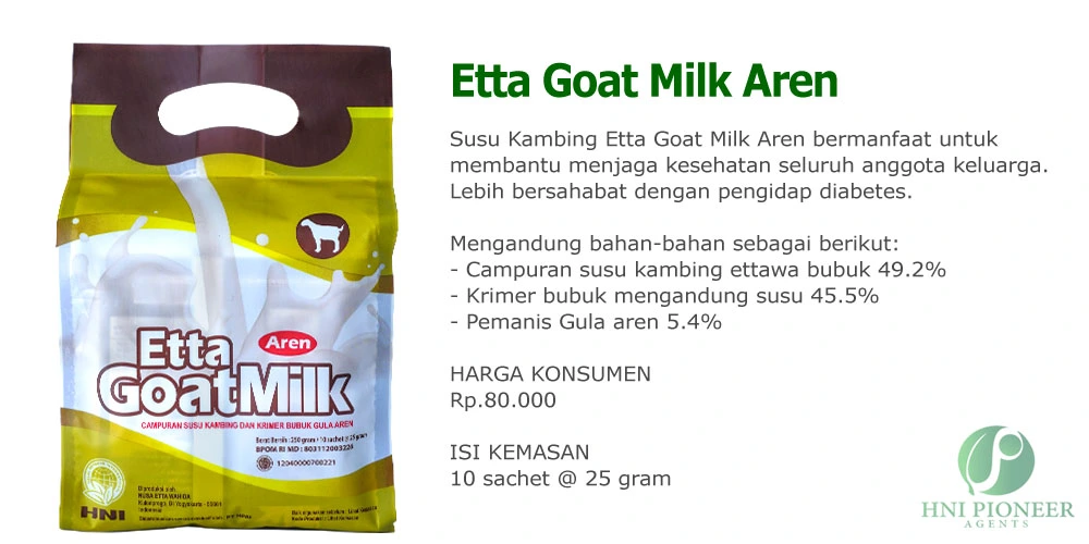 Produk Etta Goat Milk Gula Aren
