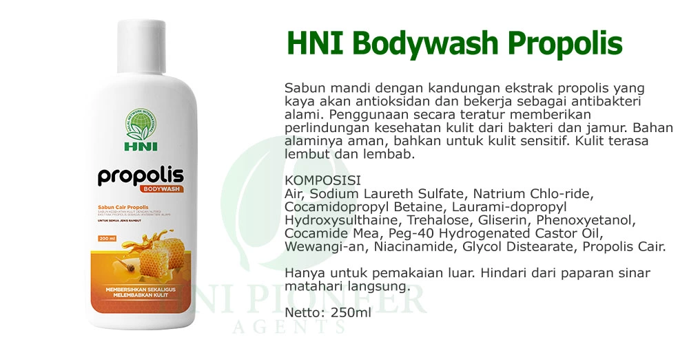 Produk HNI Body Wash Propolis