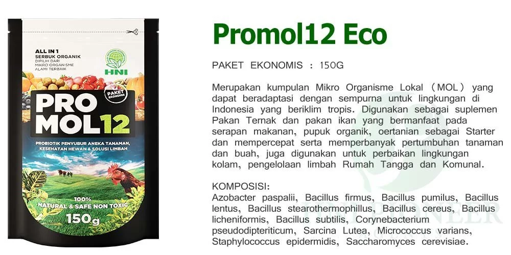 Produk Promol12 Eco 150gr